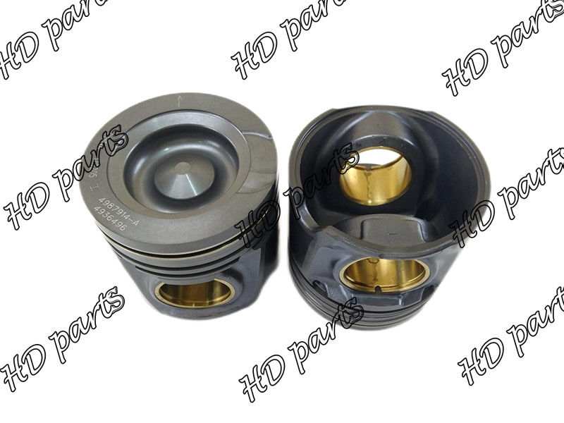 van de het koperkoker van 8.9L 6LTAA ISB6.7 ISB6.7L Ingelegd van de de Motorzuiger Deel 4987914 4936496 voor Cummins