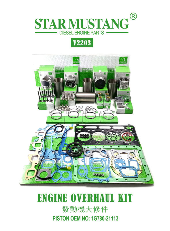 Hoogwaardige reparatieonderdelen V2203 V2403 1G780-21113 1G796-21112 1J884-21110 Voor Kubota mini graafmachine