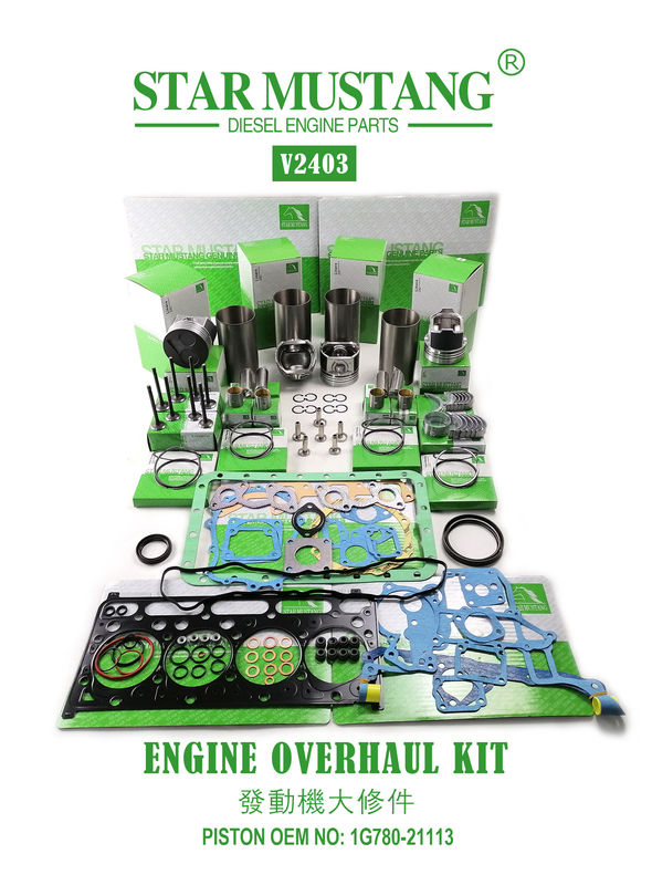 Hoogwaardige reparatieonderdelen V2203 V2403 1G780-21113 1G796-21112 1J884-21110 Voor Kubota mini graafmachine
