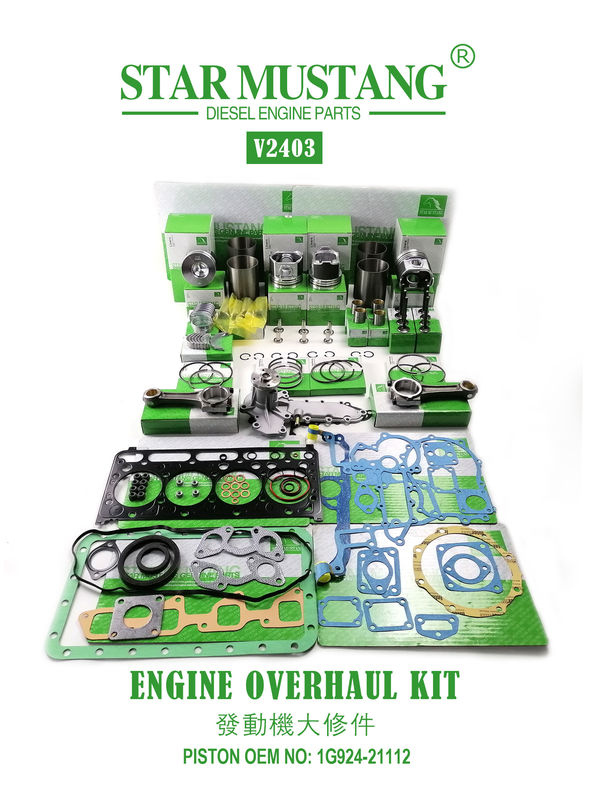 Hoogwaardige reparatieonderdelen V2203 V2403 1G780-21113 1G796-21112 1J884-21110 Voor Kubota mini graafmachine