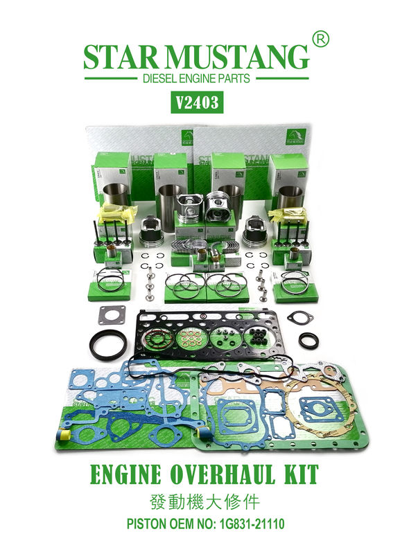 Hoogwaardige reparatieonderdelen V2203 V2403 1G780-21113 1G796-21112 1J884-21110 Voor Kubota mini graafmachine