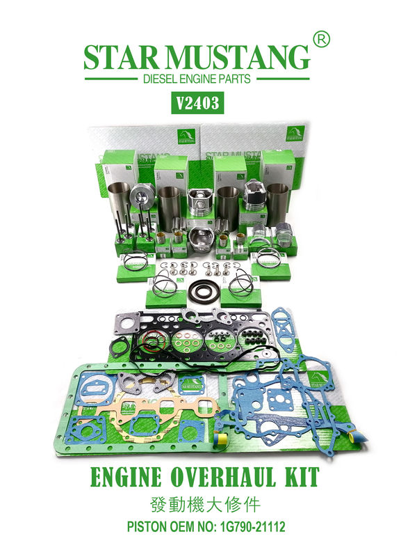 Hoogwaardige reparatieonderdelen V2203 V2403 1G780-21113 1G796-21112 1J884-21110 Voor Kubota mini graafmachine