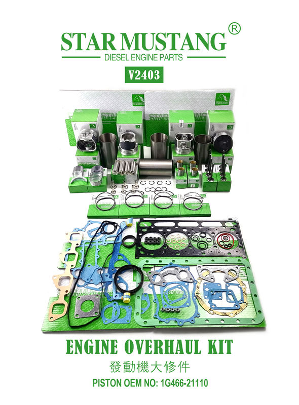 Hoogwaardige reparatieonderdelen V2203 V2403 1G780-21113 1G796-21112 1J884-21110 Voor Kubota mini graafmachine