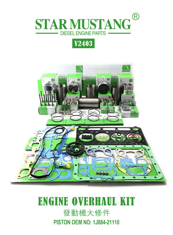 Hoogwaardige reparatieonderdelen V2203 V2403 1G780-21113 1G796-21112 1J884-21110 Voor Kubota mini graafmachine