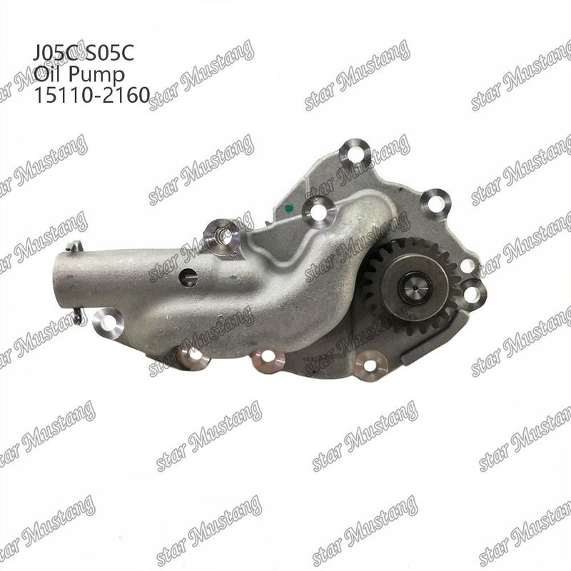 J05C S05C SK200-8 SK210-8 SK250-8 SK260-8 SK260-8E Oliepomp 15110-2160 Voor reparatieonderdelen van Hino-motoren