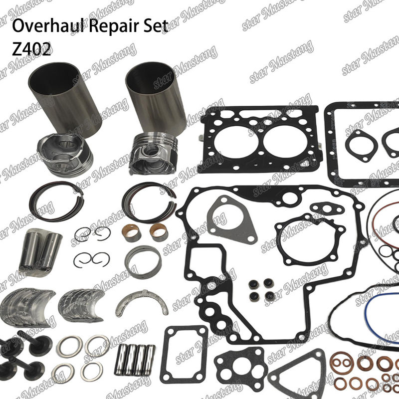 Z402 Overhaul Rebuild Kit Cylinder Liner Piston met Pin Kit Valve Seat Valve Guide Gasket Kit Voor Kubota-motor