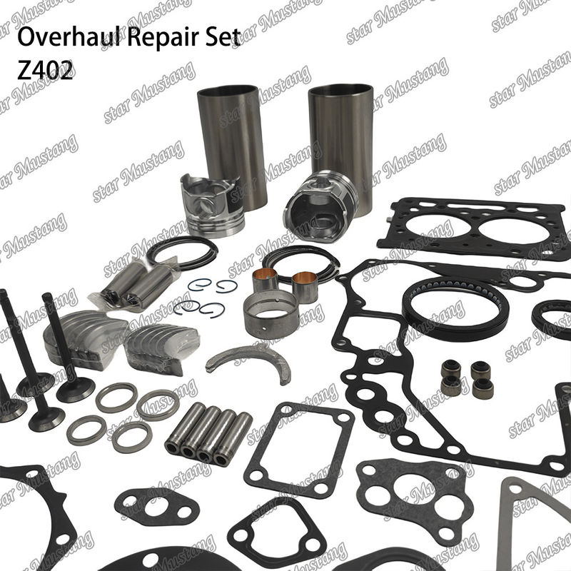 Z402 Overhaul Rebuild Kit Cylinder Liner Piston met Pin Kit Valve Seat Valve Guide Gasket Kit Voor Kubota-motor