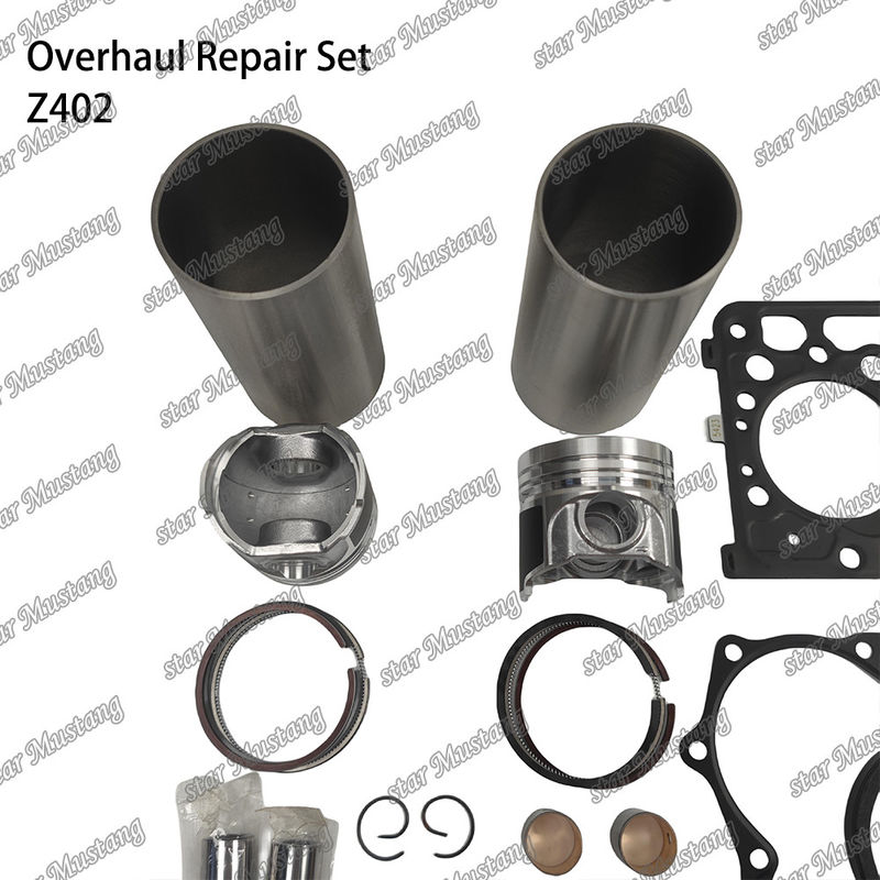 Z402 Overhaul Rebuild Kit Cylinder Liner Piston met Pin Kit Valve Seat Valve Guide Gasket Kit Voor Kubota-motor