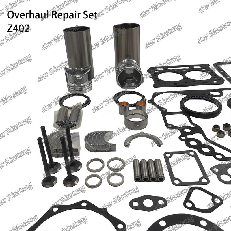 Z402 Overhaul Rebuild Kit Cylinder Liner Piston met Pin Kit Valve Seat Valve Guide Gasket Kit Voor Kubota-motor
