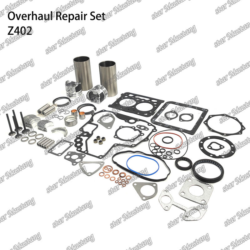 Z402 Overhaul Rebuild Kit Cylinder Liner Piston met Pin Kit Valve Seat Valve Guide Gasket Kit Voor Kubota-motor