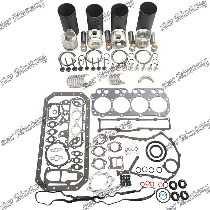 W04DT Overhaul Rebuild Kit Cylinder Liner Piston Met Pin Kit Valve Seat Valve Guide Gasket Kit Voor Hino Motor