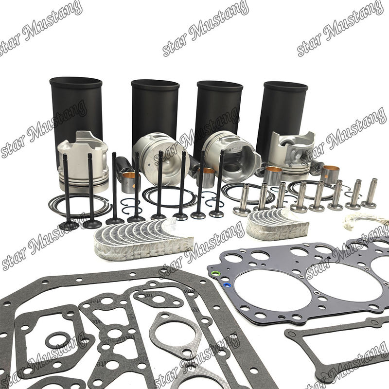 W04DT Overhaul Rebuild Kit Cylinder Liner Piston Met Pin Kit Valve Seat Valve Guide Gasket Kit Voor Hino Motor