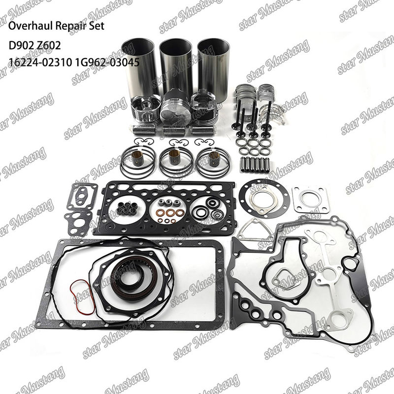 Z602 D902 Overhaul Repair Kit Cylinder Liner Piston Kit Gasket Kit 16224-02310