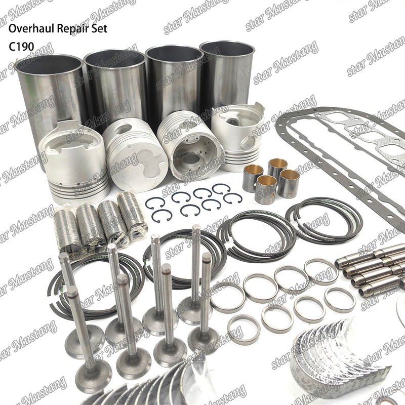 C190 Overhaul Repair Set Cylinder Liner Piston Kit Gasket Kit Valve Seat Guide Hoofdlagers Con Rod Lagers voor Isuzu