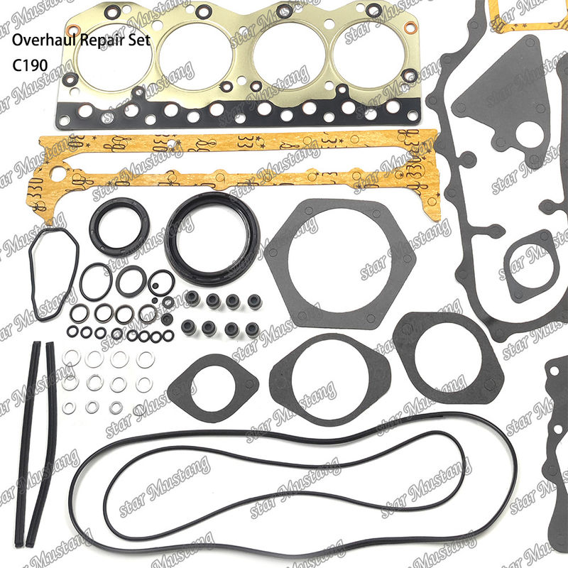 C190 Overhaul Repair Set Cylinder Liner Piston Kit Gasket Kit Valve Seat Guide Hoofdlagers Con Rod Lagers voor Isuzu