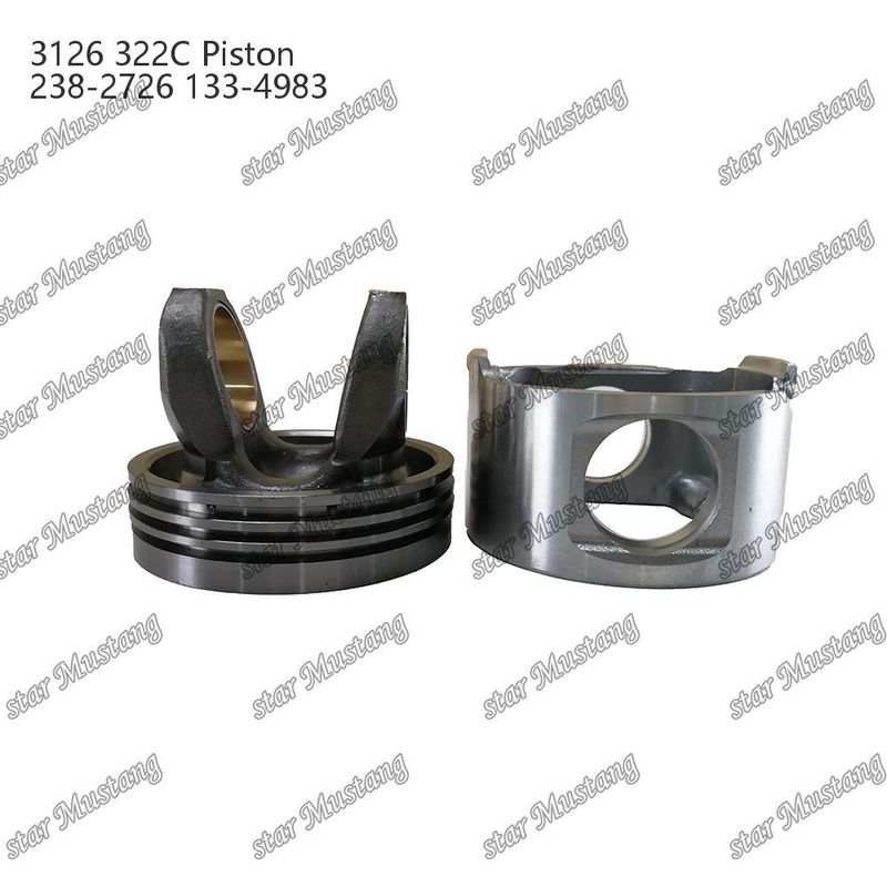 Kolven 3126 322C Verbrandingskamer 74mm 238-2726 133-4983 Geschikt voor Caterpillar Dieselmotoronderdelen