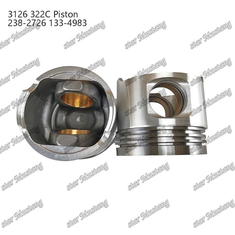 Kolven 3126 322C Verbrandingskamer 74mm 238-2726 133-4983 Geschikt voor Caterpillar Dieselmotoronderdelen