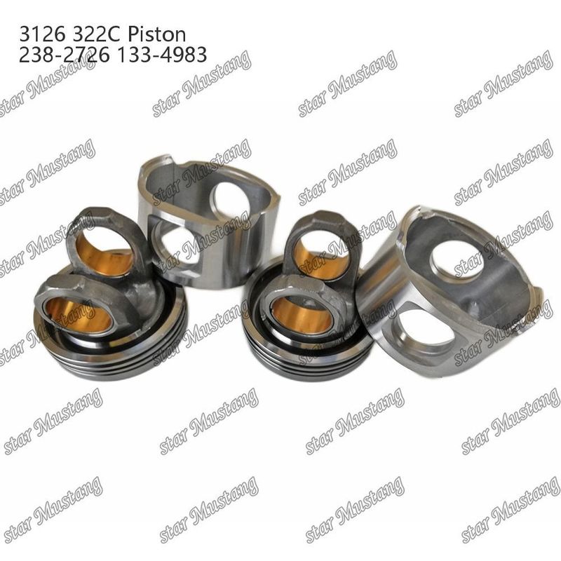 Kolven 3126 322C Verbrandingskamer 74mm 238-2726 133-4983 Geschikt voor Caterpillar Dieselmotoronderdelen