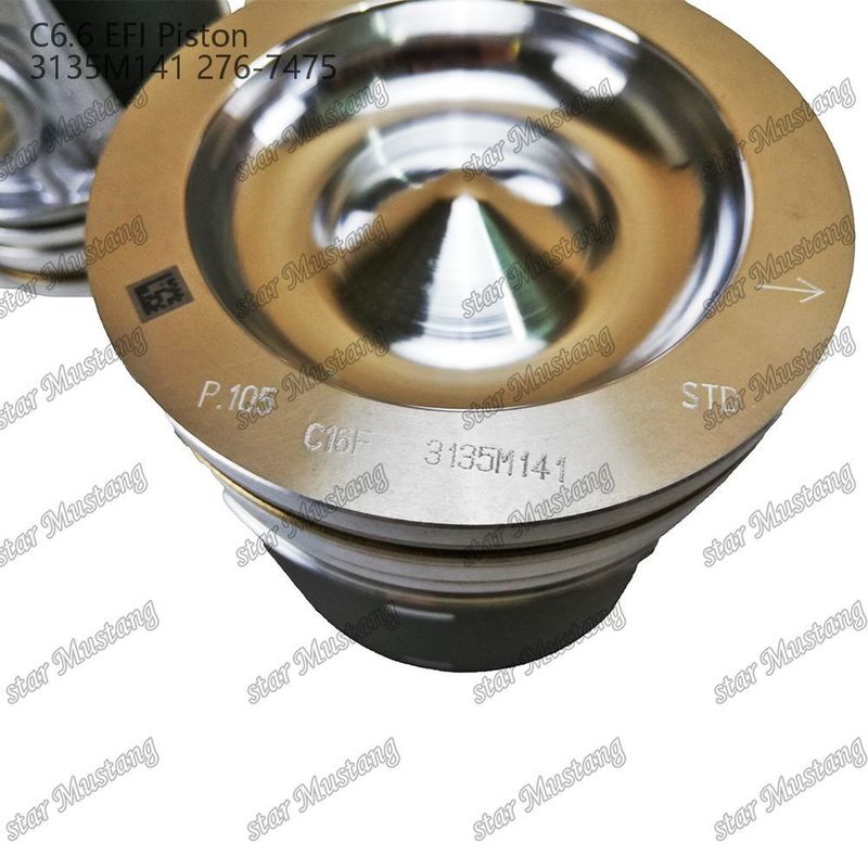 Piston C6.6 EFI 3135M141 276-7475 Voor Perkins Caterpillar graafmachines en technische apparatuur