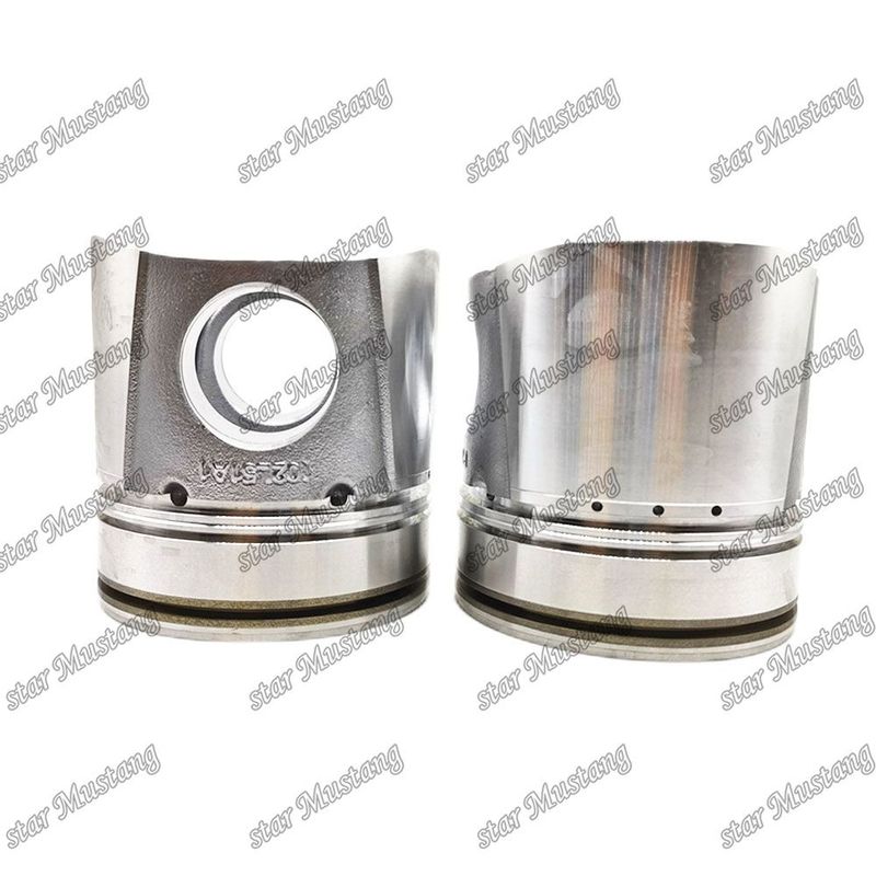 Kolven 4BT 4D102 6BT 6BT5.9 6D102 50mm Verbrandingskamer 6738-31-2110 6738-31-2111 3957795 3807795 Voor Cummins Komatsu