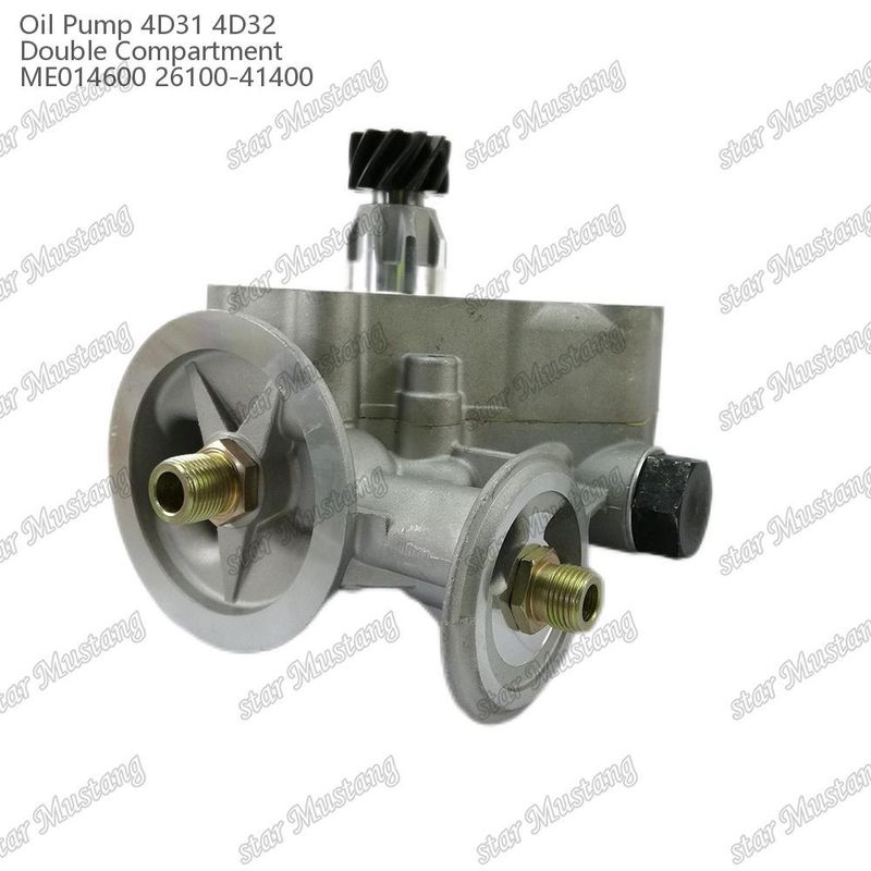 Motoroliepomp 4D31 4D32 Dubbele thermostaat ME014600 26100-41400 Voor Mitsubishi motoren