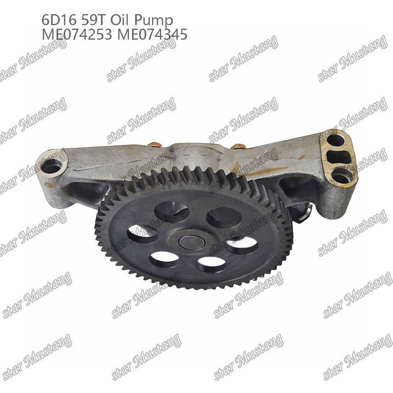 Motoroliepomp 6D16 59 Tanden ME074253 ME074345 Voor Mitsubishi motoren