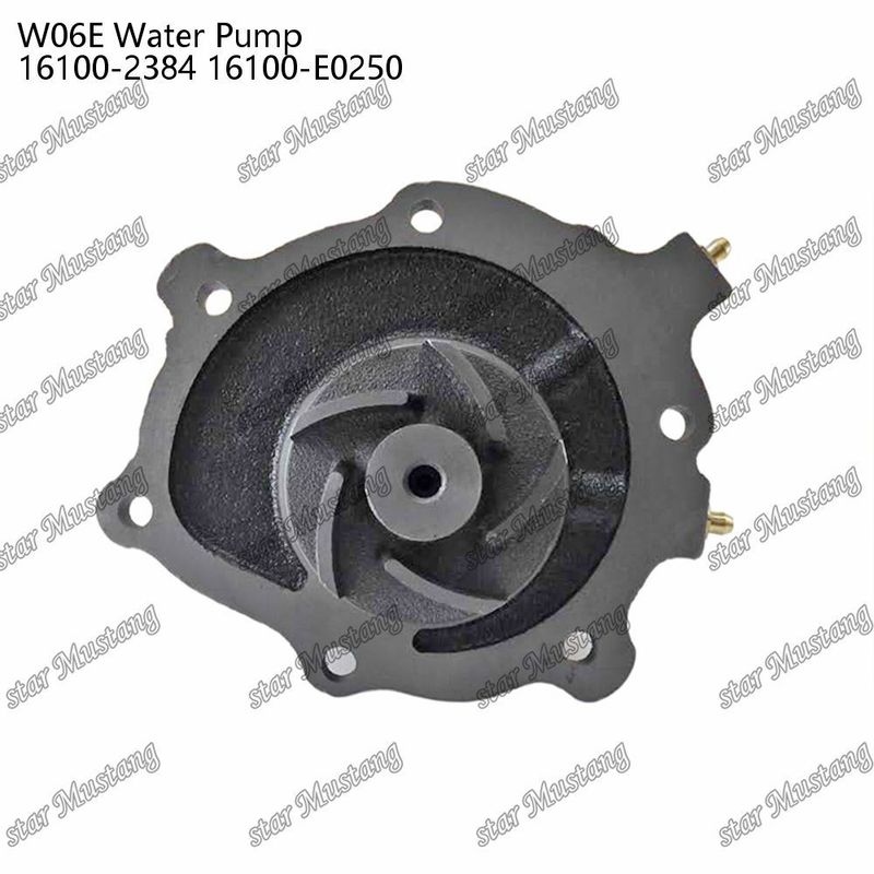 W06E Waterpomp voor motor 16100-2384 16100-E0250 Voor HINO-motoronderdelen