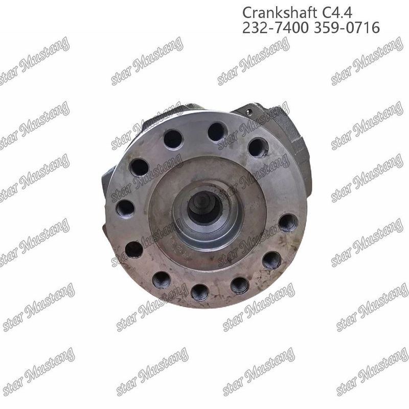 Crankshaft C4.4 gesmeed staal EFI 63 mm met spleen 232-7400 359-071 Voor Caterpillar Diesel motor reparatieonderdelen