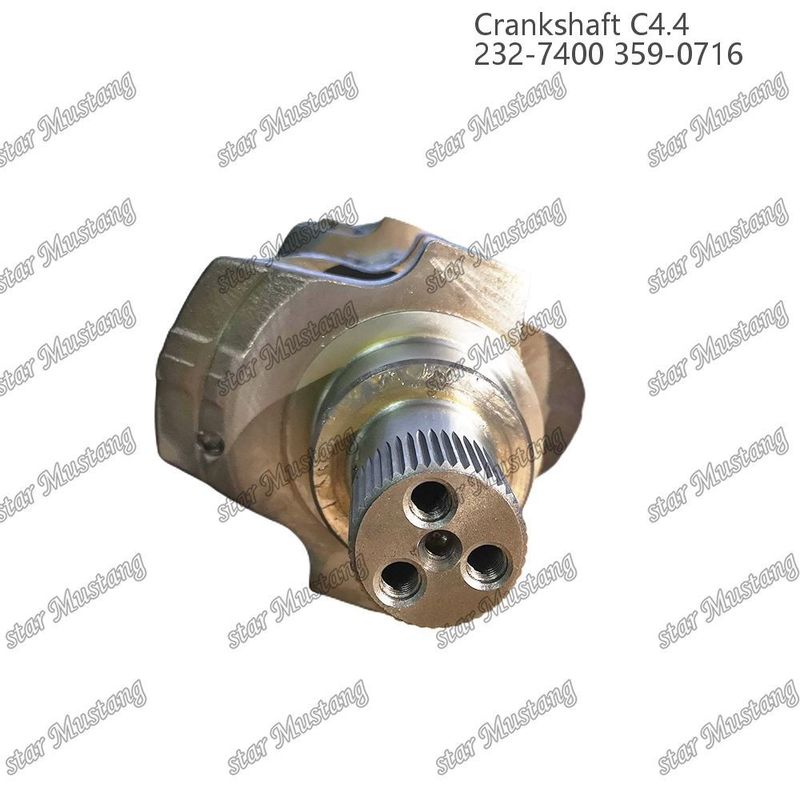 Crankshaft C4.4 gesmeed staal EFI 63 mm met spleen 232-7400 359-071 Voor Caterpillar Diesel motor reparatieonderdelen