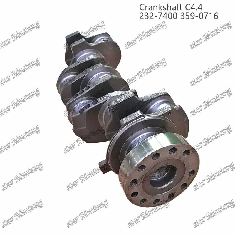 Crankshaft C4.4 gesmeed staal EFI 63 mm met spleen 232-7400 359-071 Voor Caterpillar Diesel motor reparatieonderdelen