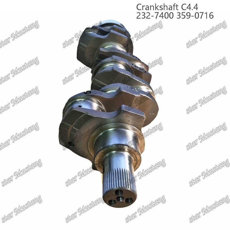 Crankshaft C4.4 gesmeed staal EFI 63 mm met spleen 232-7400 359-071 Voor Caterpillar Diesel motor reparatieonderdelen
