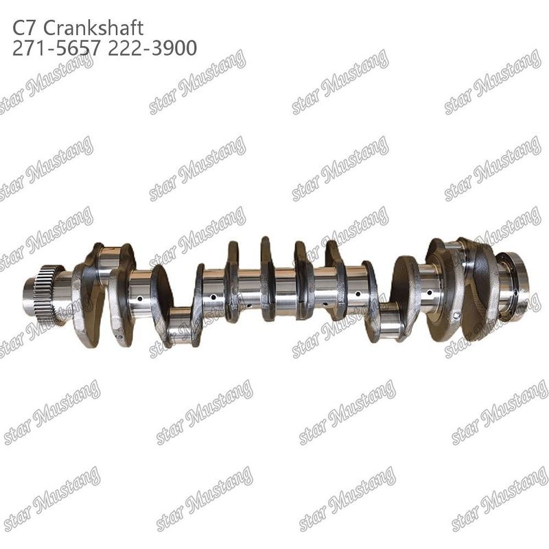 Crankshaft C7 271-5657 222-3900 gesmeed staal voor Caterpillar Diesel motor reparatieonderdelen
