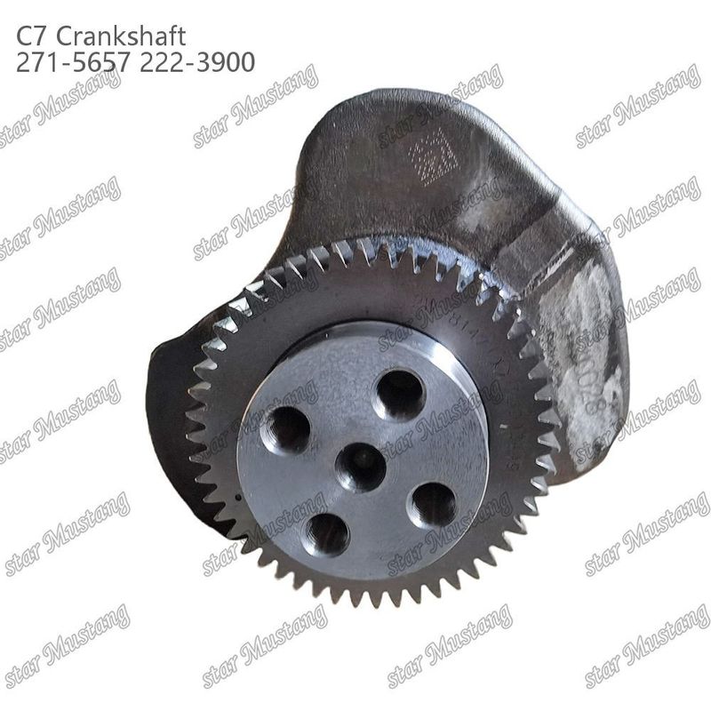 Crankshaft C7 271-5657 222-3900 gesmeed staal voor Caterpillar Diesel motor reparatieonderdelen