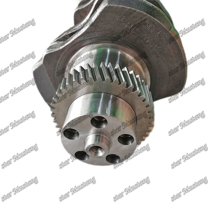 Crankshaft 6L Elektrisch gesmeed staal 4989436 Voor reparatieonderdelen van Cummins dieselmotoren