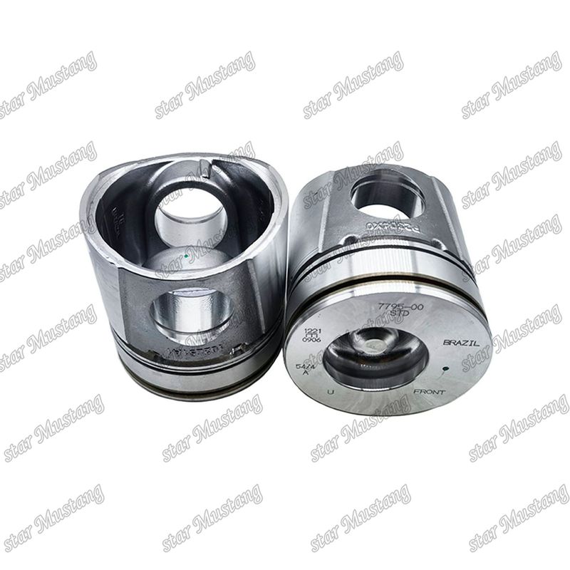 Kolven 4BT 4D102 6BT 6BT5.9 6D102 50mm Verbrandingskamer 3957795 3807795 Voor reparatieonderdelen van Cummins dieselmotoren