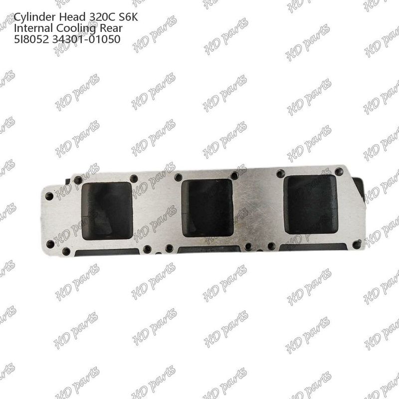Cylinderkop 320C S6K Interne koeling Achterkant 5I8052 34301-01050 Voor Mitsubishi motor reserveonderdelen