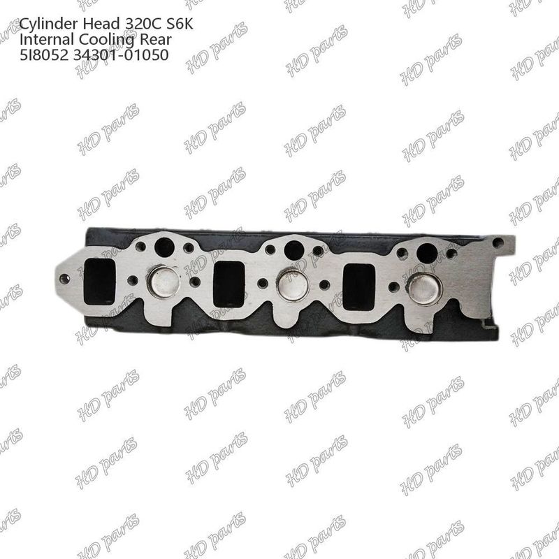 Cylinderkop 320C S6K Interne koeling Achterkant 5I8052 34301-01050 Voor Mitsubishi motor reserveonderdelen