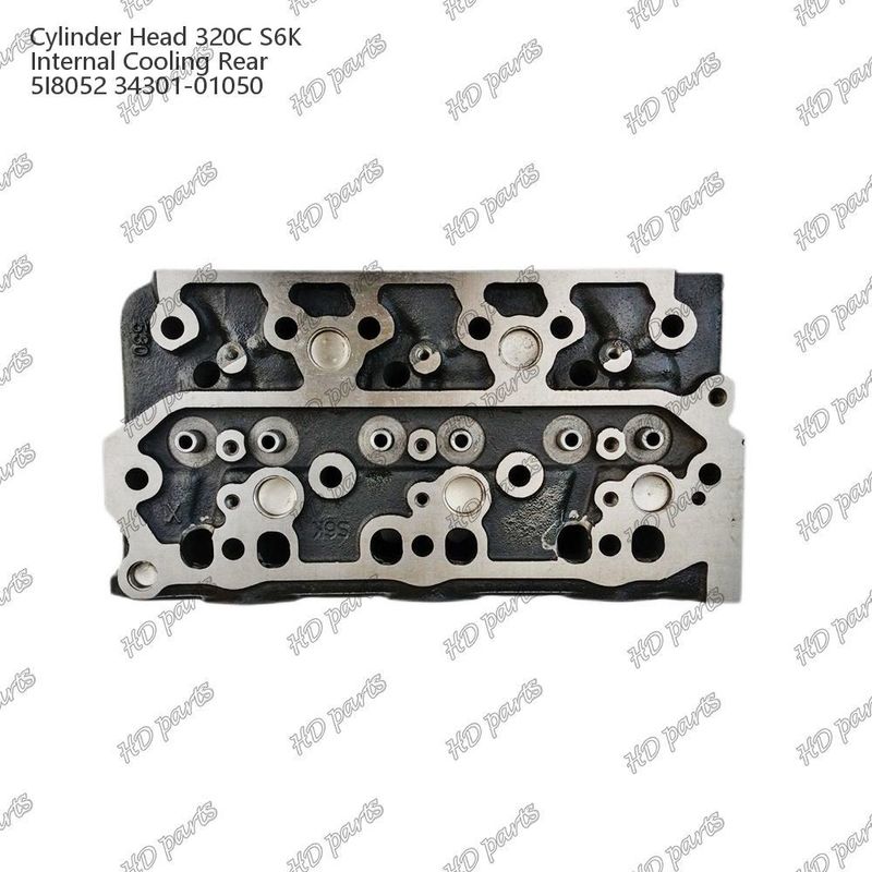 Cylinderkop 320C S6K Interne koeling Achterkant 5I8052 34301-01050 Voor Mitsubishi motor reserveonderdelen