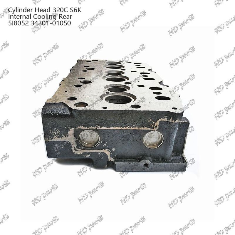 Cylinderkop 320C S6K Interne koeling Achterkant 5I8052 34301-01050 Voor Mitsubishi motor reserveonderdelen
