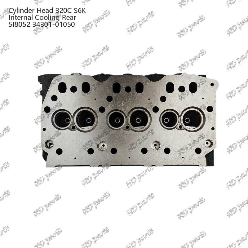 Cylinderkop 320C S6K Interne koeling Achterkant 5I8052 34301-01050 Voor Mitsubishi motor reserveonderdelen