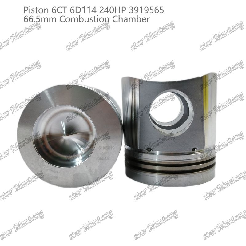 Kolven 6CT 6D114 240HP 3919565 66,5 mm Verbrandingskamer voor reparatieonderdelen van Cummins dieselmotoren
