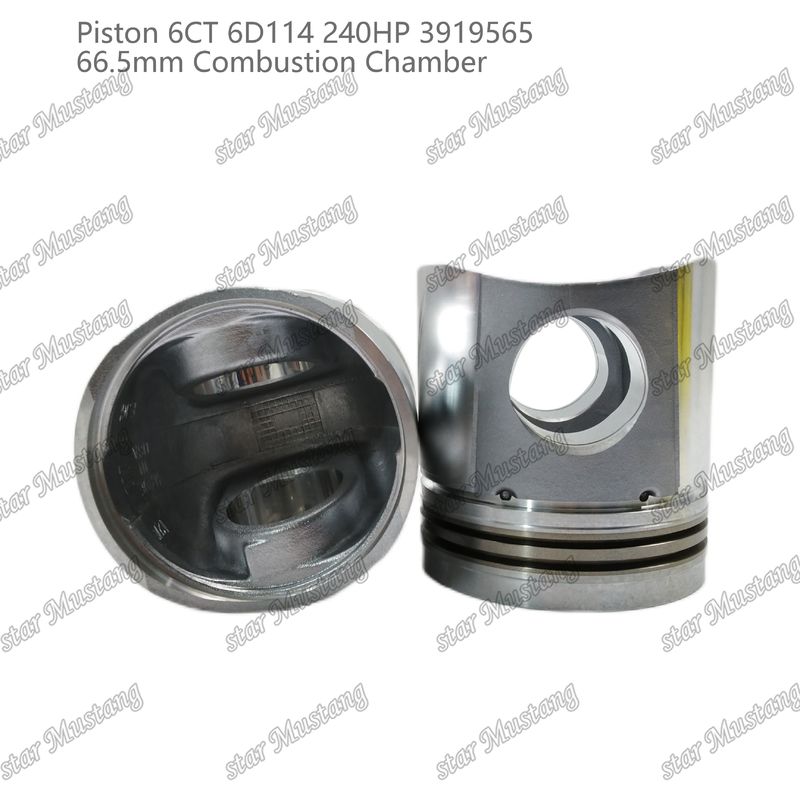 Kolven 6CT 6D114 240HP 3919565 66,5 mm Verbrandingskamer voor reparatieonderdelen van Cummins dieselmotoren