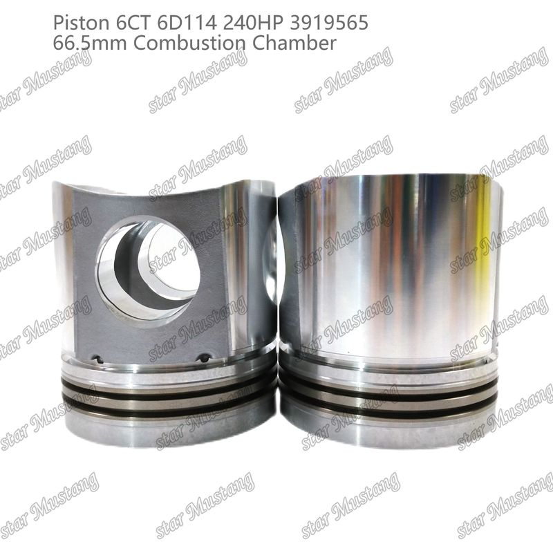 Kolven 6CT 6D114 240HP 3919565 66,5 mm Verbrandingskamer voor reparatieonderdelen van Cummins dieselmotoren