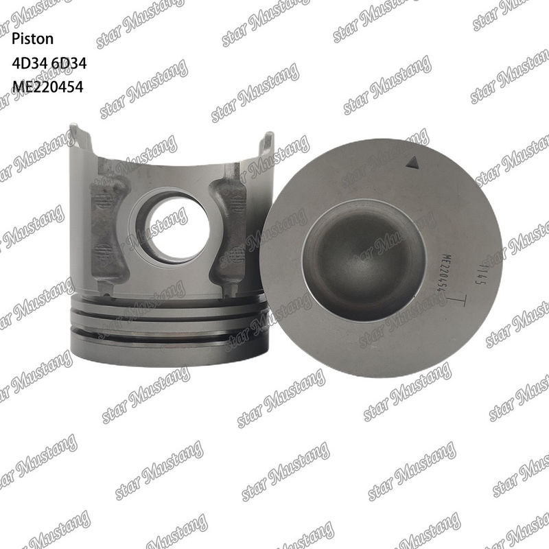 6D34 Motor Kolven Pin Hole 36mm Met Alfin Met Olie Gallery ME220454 Voor Mitsubishi motor onderdelen