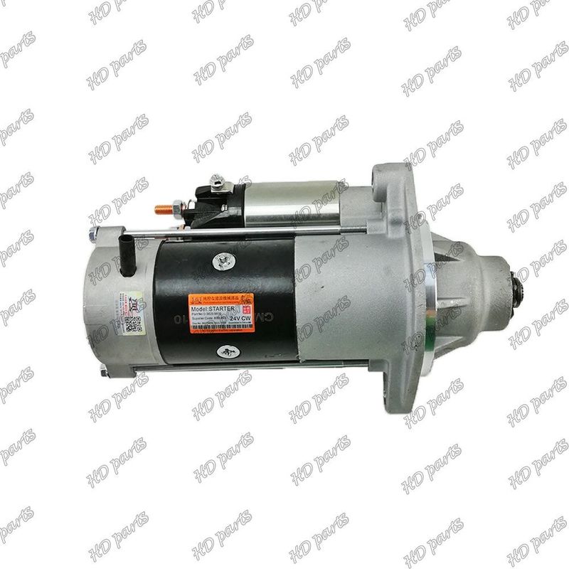 Startmotor 6M60 24V 11T 5.5KW ME180049 ME352610 Voor reparatieonderdelen van dieselmotoren van Mitsubishi