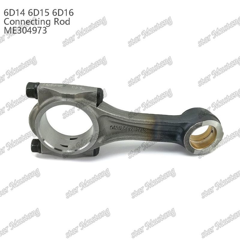 Duurzaamheid Diesel Machinery Driving Connecting Rod 6D14 6D15 6D16 Staggered Beveled With Nut ME304973 Voor Mitsubishi