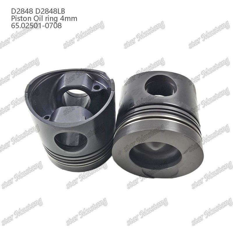 Kolven D2848 D2848LB Olie ring 4mm 65.02501-0708 Voor Doosan Diesel motor reparatieonderdelen