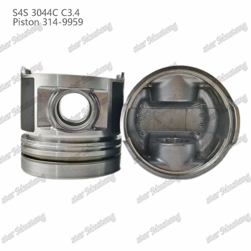 S4S 3044C C3.4 825 Motor zuiger Alfin kamer Grootte 53mm 60mm Olie ring 4mm 314-9959 Voor Mitsubishi motor onderdelen