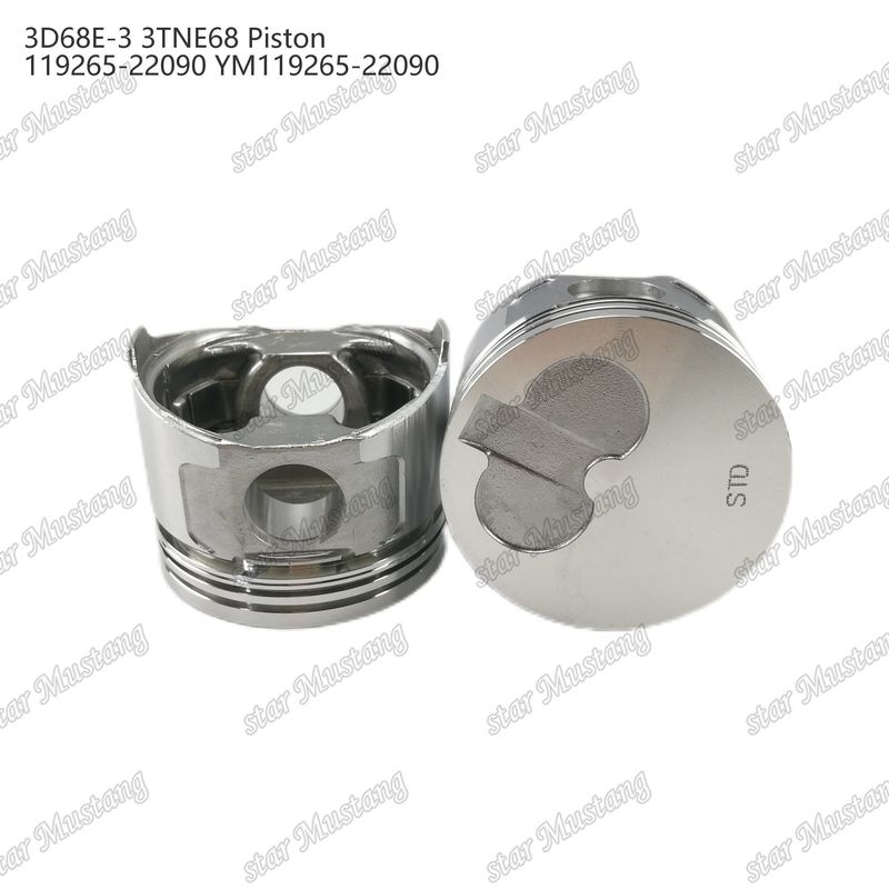 Kolven 3D68E-3 3TNE68 Hoogte 53mm 119265-22090 YM119265-22090 Voor Yanmar Dieselmotor Reparatieonderdelen