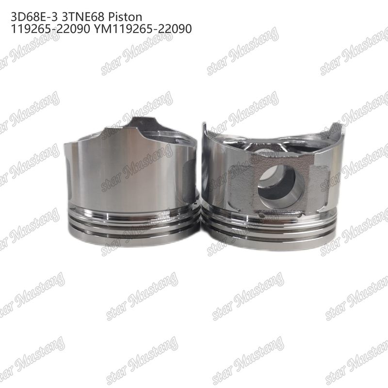Kolven 3D68E-3 3TNE68 Hoogte 53mm 119265-22090 YM119265-22090 Voor Yanmar Dieselmotor Reparatieonderdelen